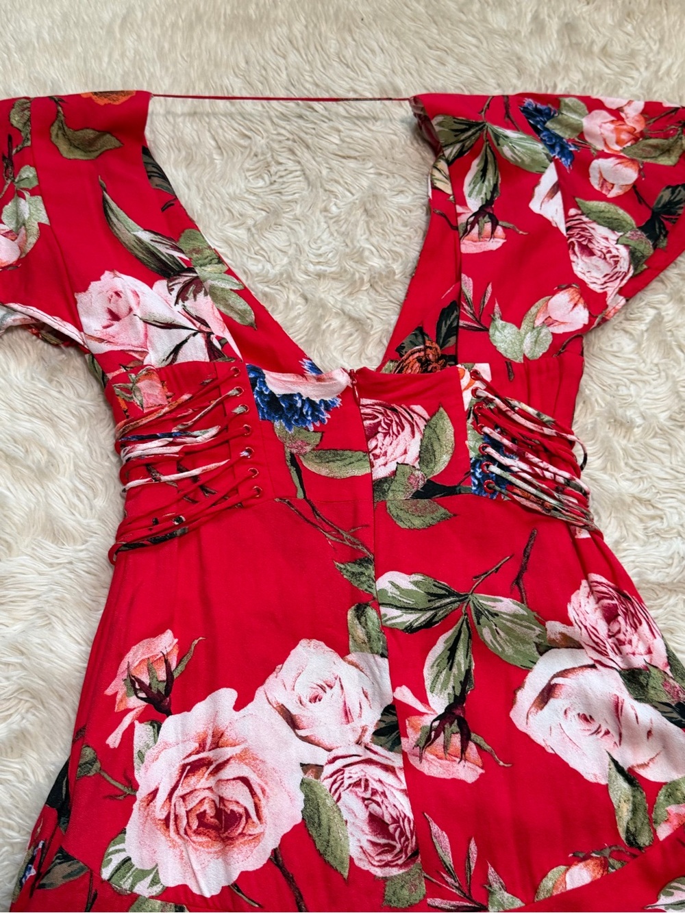 AFRM Micah Corset Maxi Floral Dress - Size Small - Picture 5 of 6
